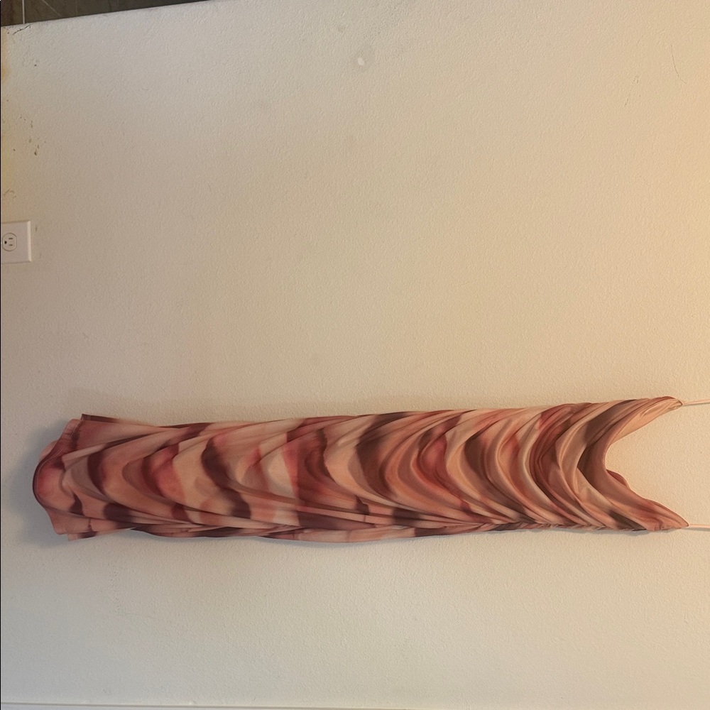 Steve Madden Pink and Red Fiber Art dress.